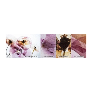 Provbit av fototapet Premium Canvas - Blommornas transparenta kroppar - Blommor, Trädgård, Bit - 100x30 cm