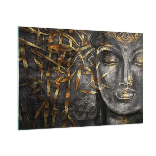 Glastavla - Bild på glas - Känn lugnet - 100x70 cm