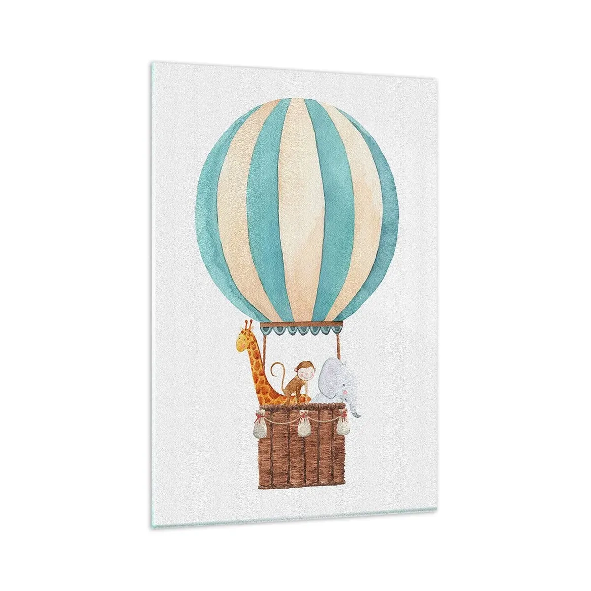 Glastavla - Bild på glas - Fantastisk resa - 80x120 cm