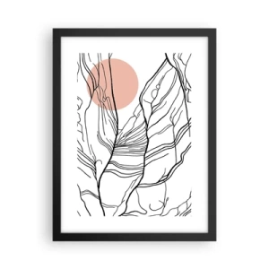 Affisch i svart ram - I grenarnas nät - 30x40 cm