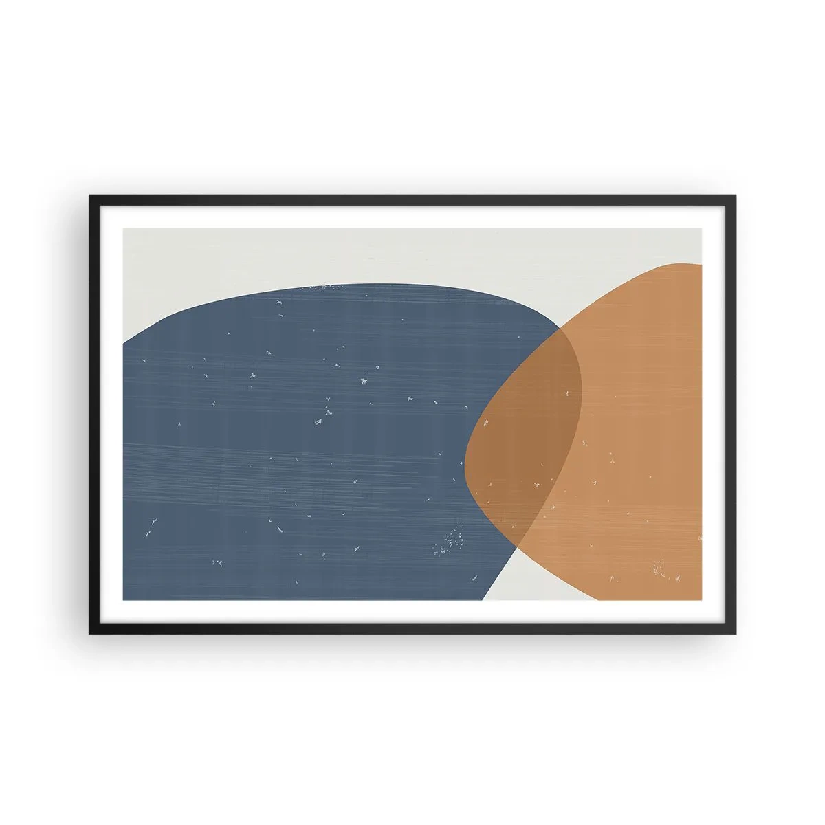 Affisch i svart ram - Ovaler och influenser - 91x61 cm