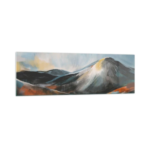 Glastavla - Bild på glas - Råa och vackra - 160x50 cm