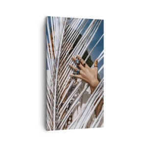 Canvastavla - Bild på duk - Schamanens flickvän? - 45x80 cm
