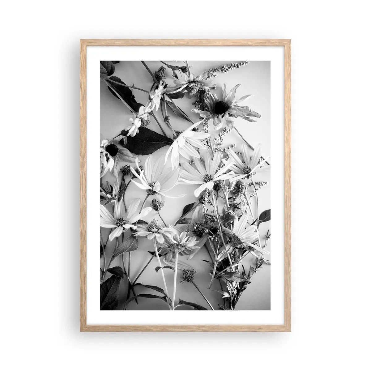 Affisch i ram av ljusek - Icke-blombukett - 50x70 cm