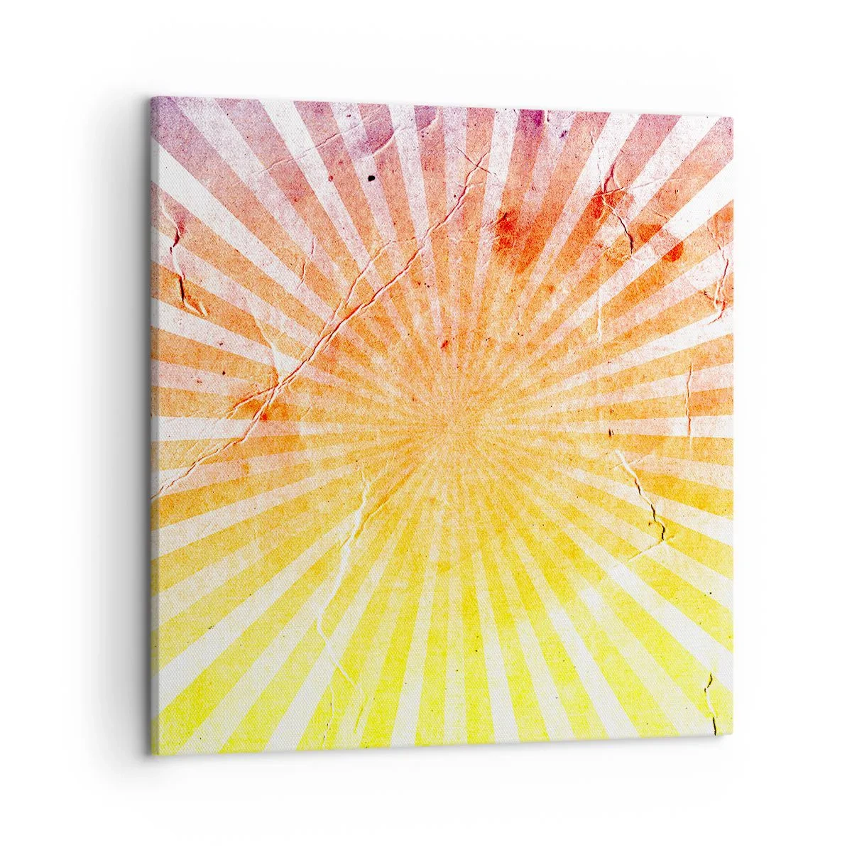 Canvastavla - Bild på duk - Solupp- och nedgångar - 50x50 cm