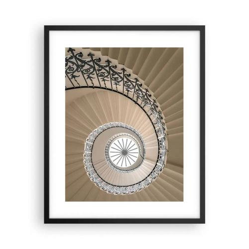 Affisch i svart ram - I musslans mitt - 40x50 cm