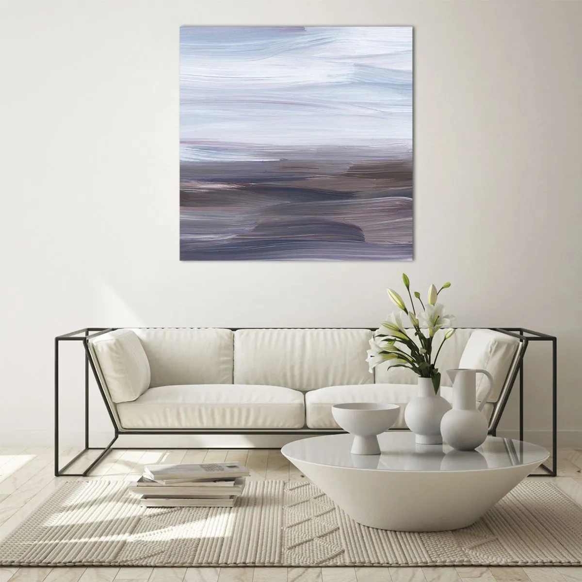 Glastavla - Bild på glas - Element: vatten - 50x50 cm