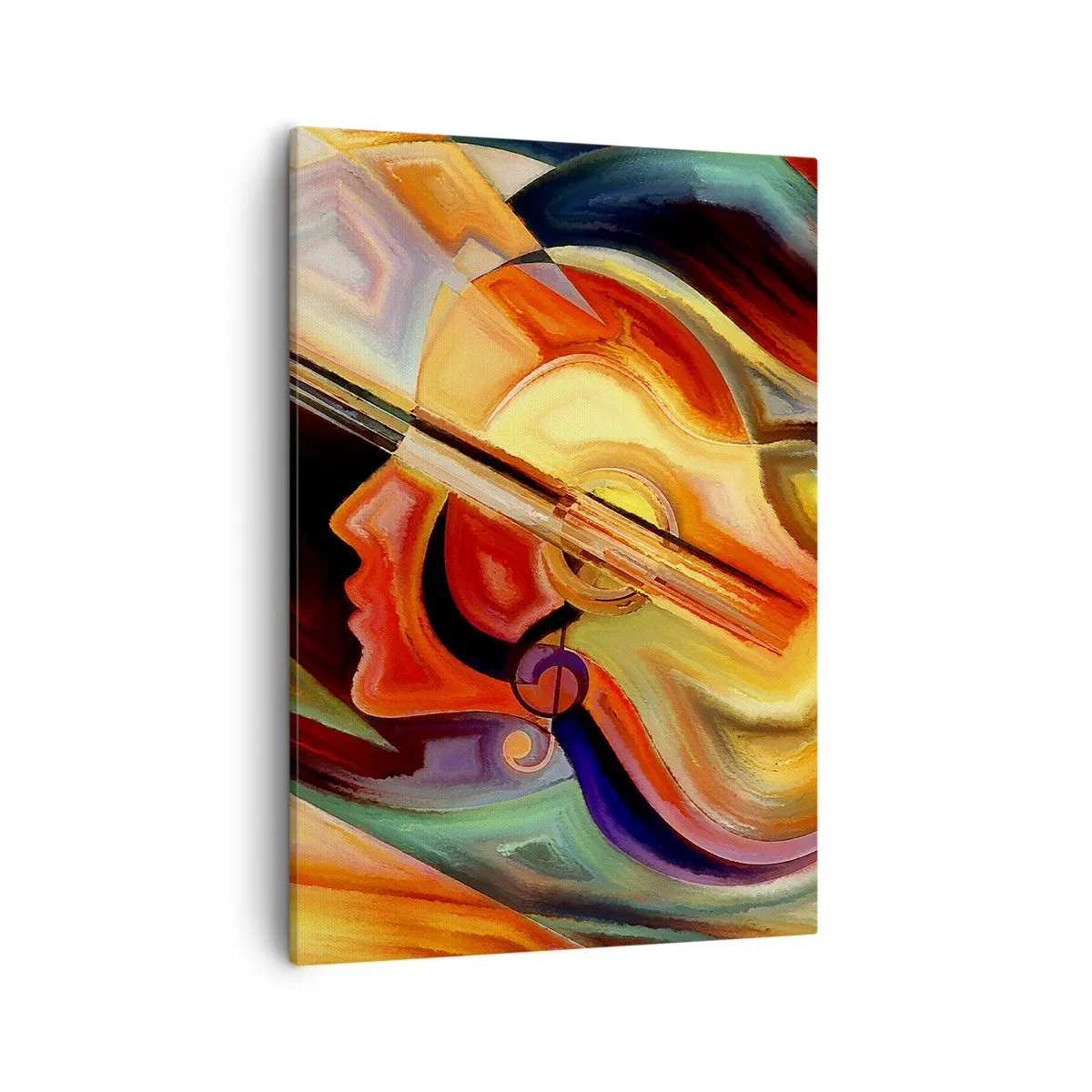 Canvastavla - Bild på duk - Allt väl - 50x70 cm
