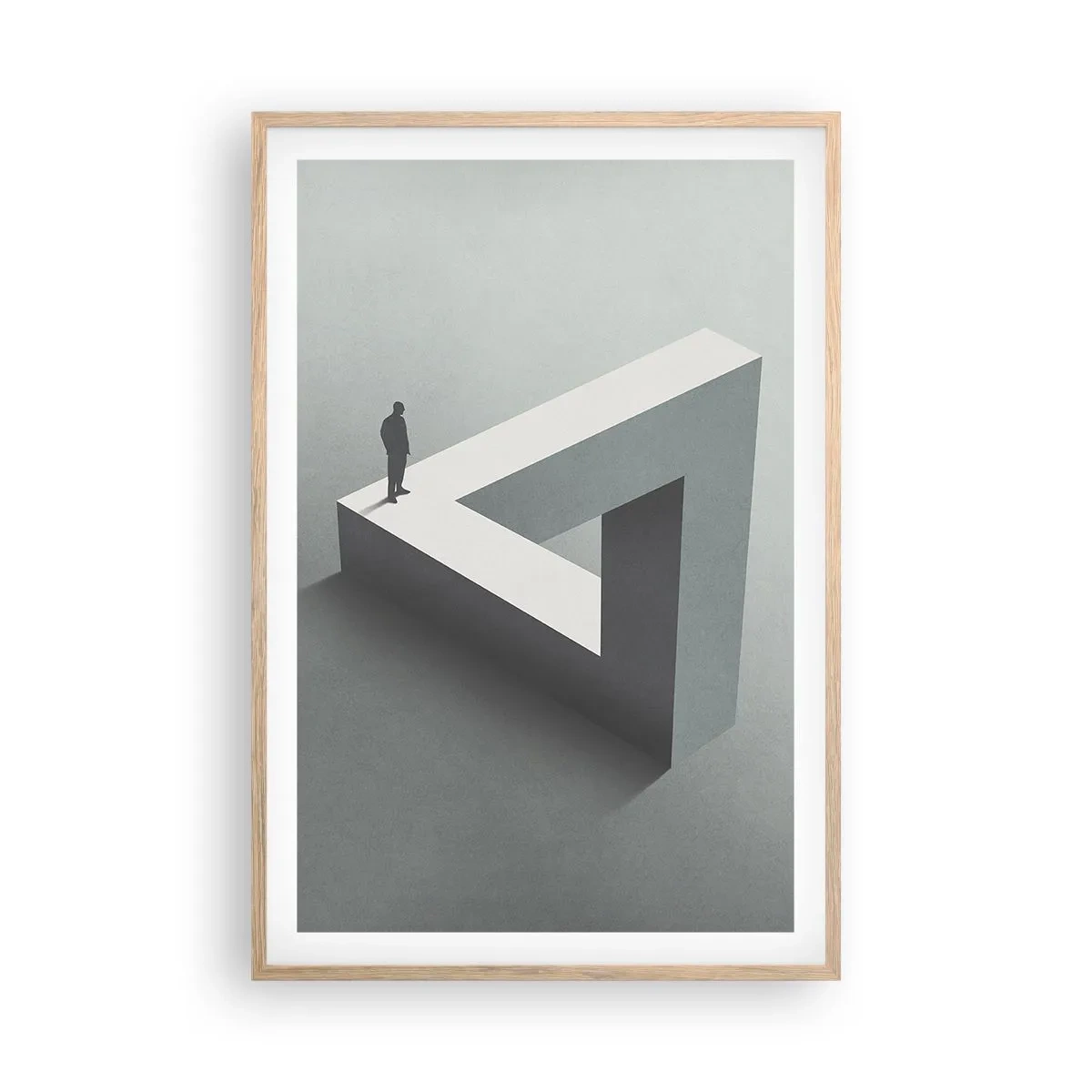 Affisch i ram av ljusek - Och ändå möjligt - 61x91 cm