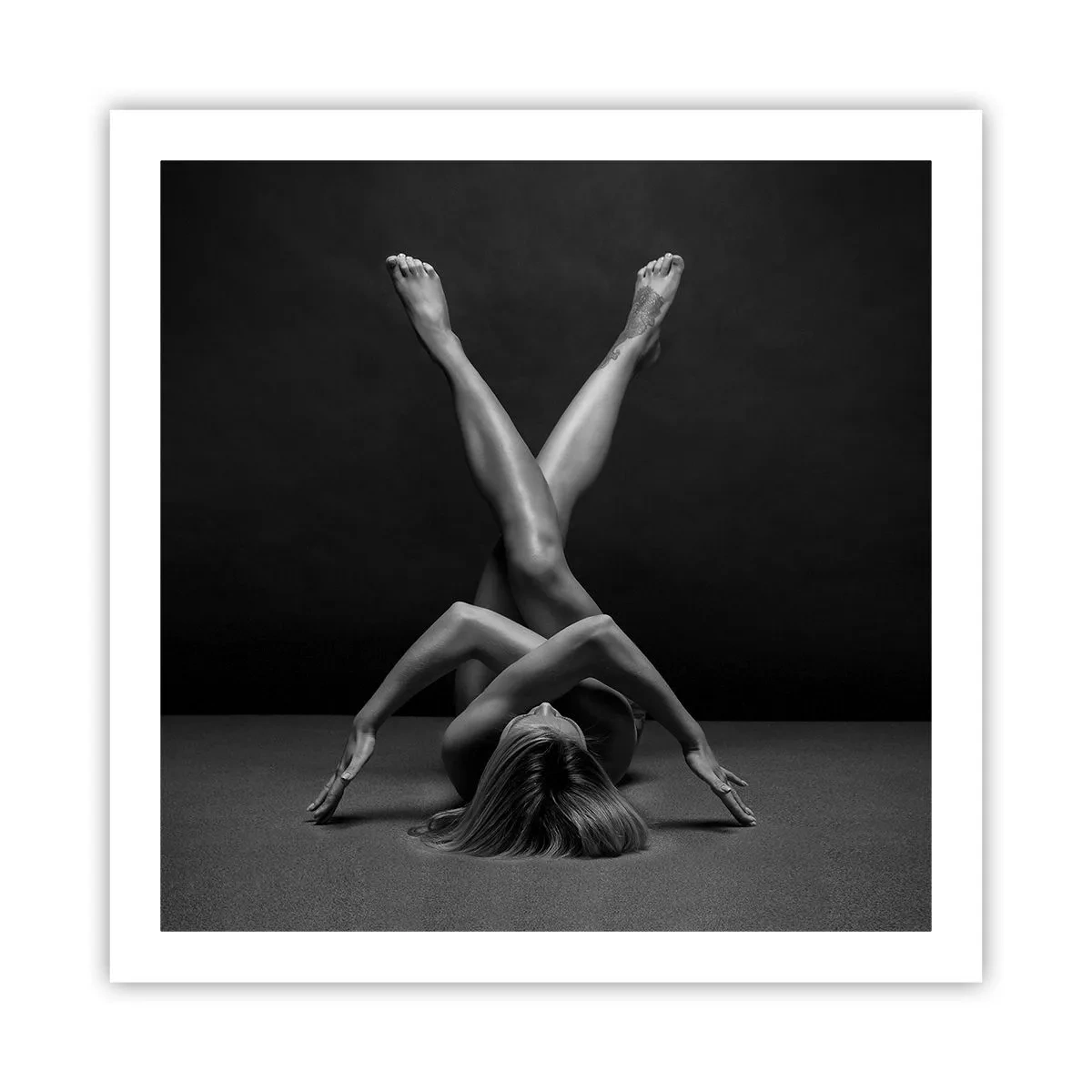 Affisch - Nakenhetens geometri - 60x60 cm