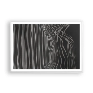 Affisch i vit ram - Rytm och accent - 100x70 cm