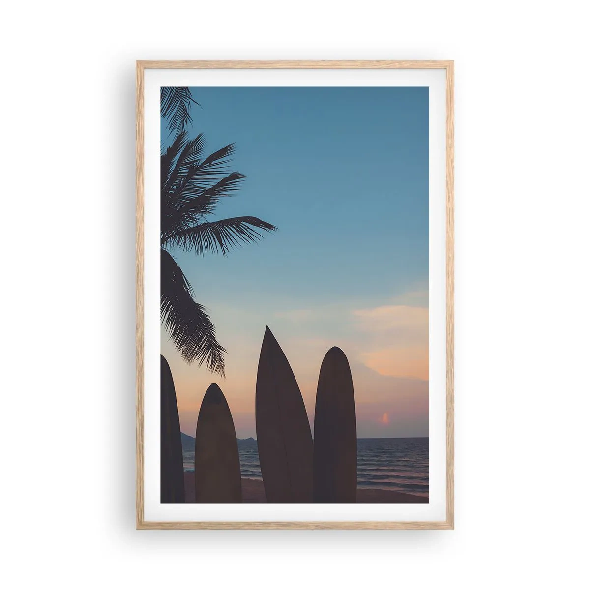 Affisch i ram av ljusek - Imorgon blir det också kul - 61x91 cm