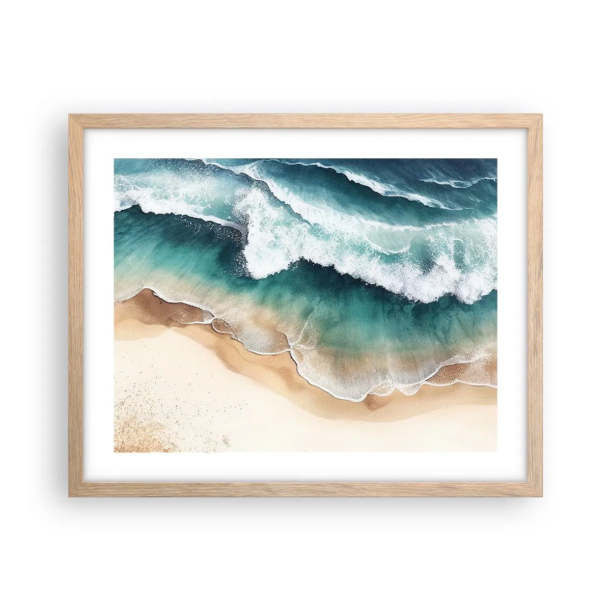 Affisch i ram av ljusek - Ett evigt möte - 50x40 cm