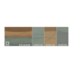 Provbit av fototapet Premium Canvas - Horisontell komposition - Abstraktion, Bit, Modern konst - 100x30 cm