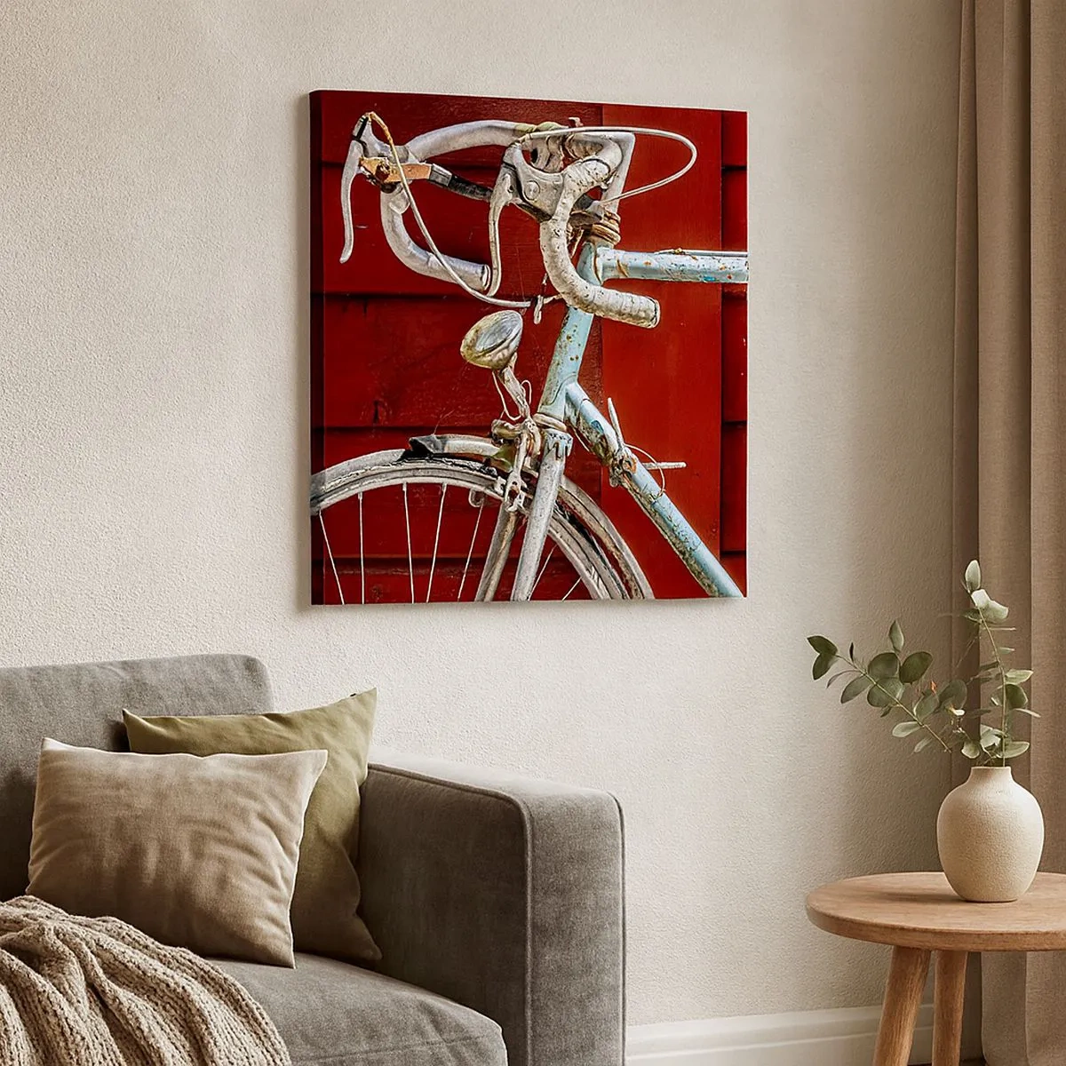 Canvastavla - Bild på duk - Skapad för segrar - 30x30 cm