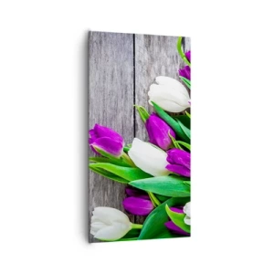 Canvastavla - Bild på duk - På vårdagen - 65x120 cm