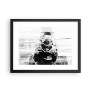 Affisch i svart ram - Skapare och material - 40x30 cm