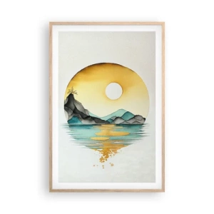 Affisch i ram av ljusek - I en cirkel av skönhet - 61x91 cm