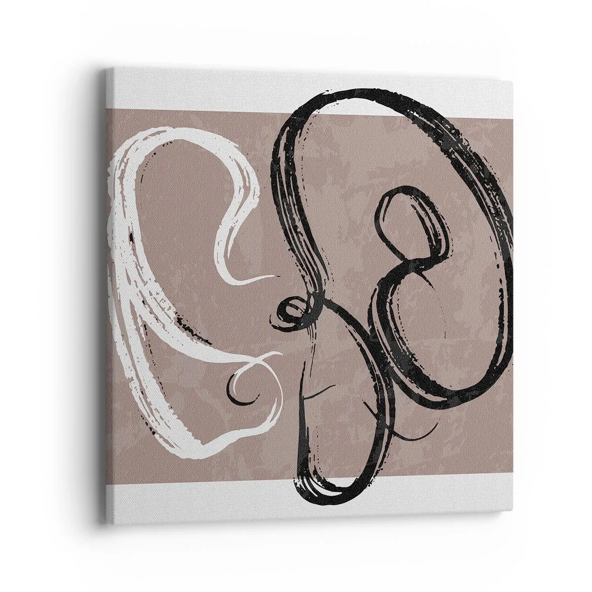 Canvastavla - Bild på duk - Komposition - sökande efter fullständighet - 40x40 cm