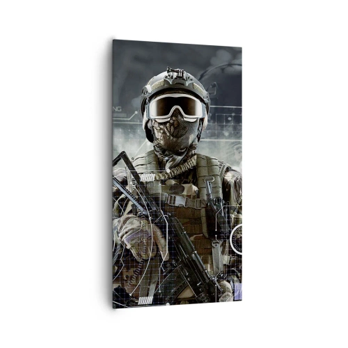 Canvastavla - Bild på duk - Makt - 65x120 cm