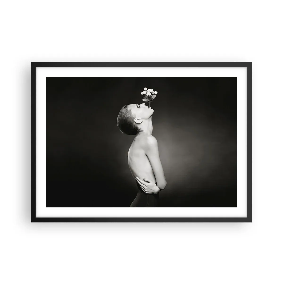 Affisch i svart ram - Excentrisk elegans - 70x50 cm