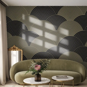 Fototapet Premium Canvas - Enighet i mångfald - Abstraktion, Grafik, distrikt - 350x256 cm