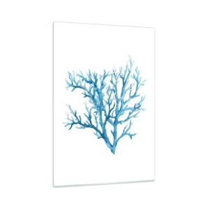 Glastavla - Bild på glas - Marin filigran - 70x100 cm