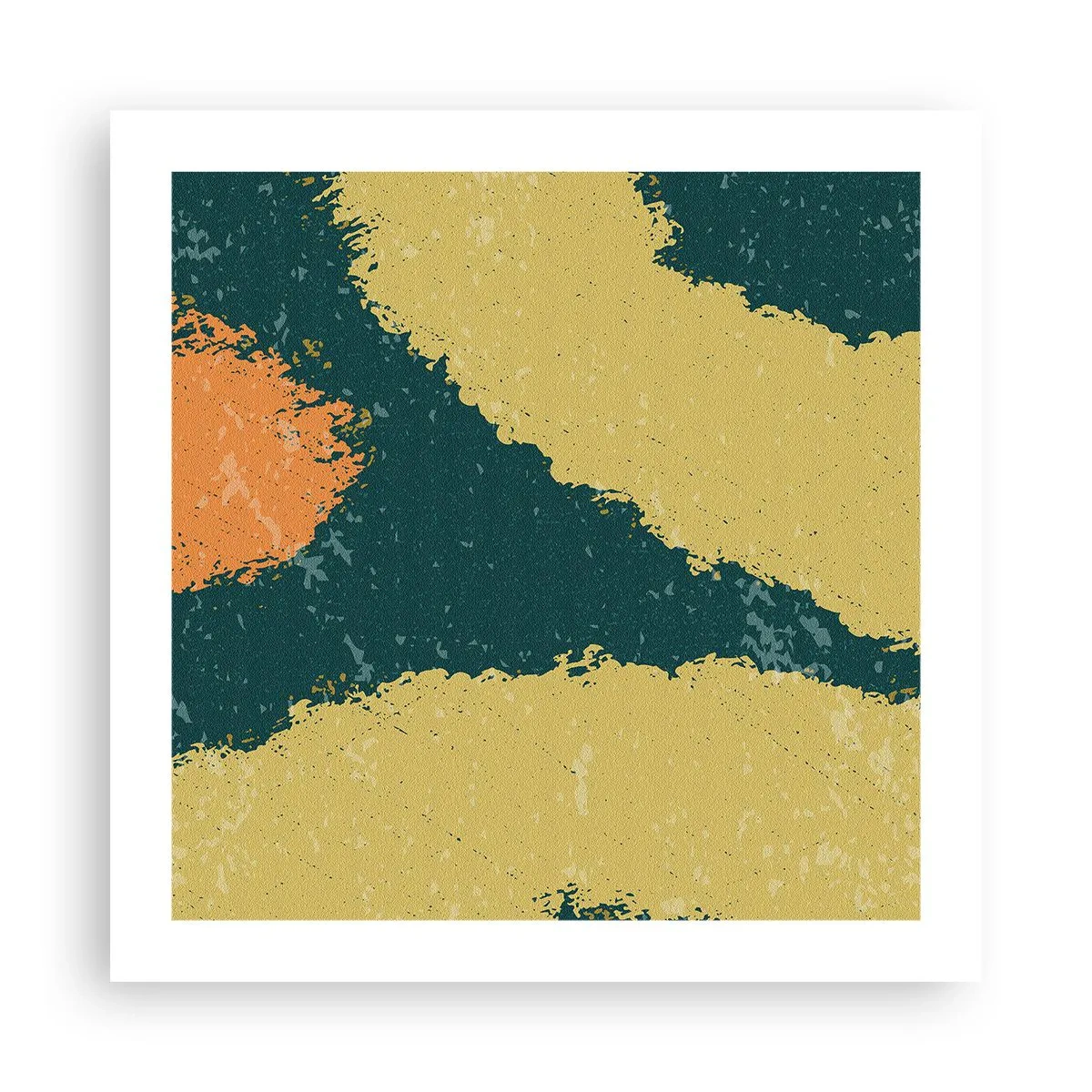 Affisch - Abstraktion - i slow motion - 50x50 cm