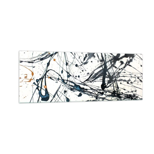 Glastavla - Bild på glas - Med eller utan någon mening? - 140x50 cm