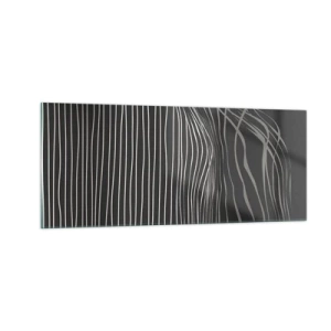 Glastavla - Bild på glas - Rytm och accent - 100x40 cm