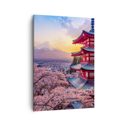 Canvastavla - Bild på duk - Essens av den japanska andan - 50x70 cm