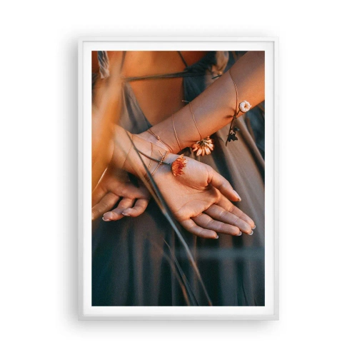 Affisch i vit ram - Bunden till naturen - 70x100 cm