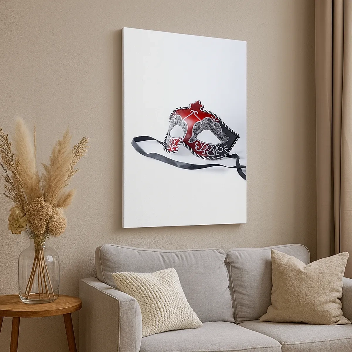 Canvastavla - Bild på duk - Inbjudan till bal - 50x70 cm