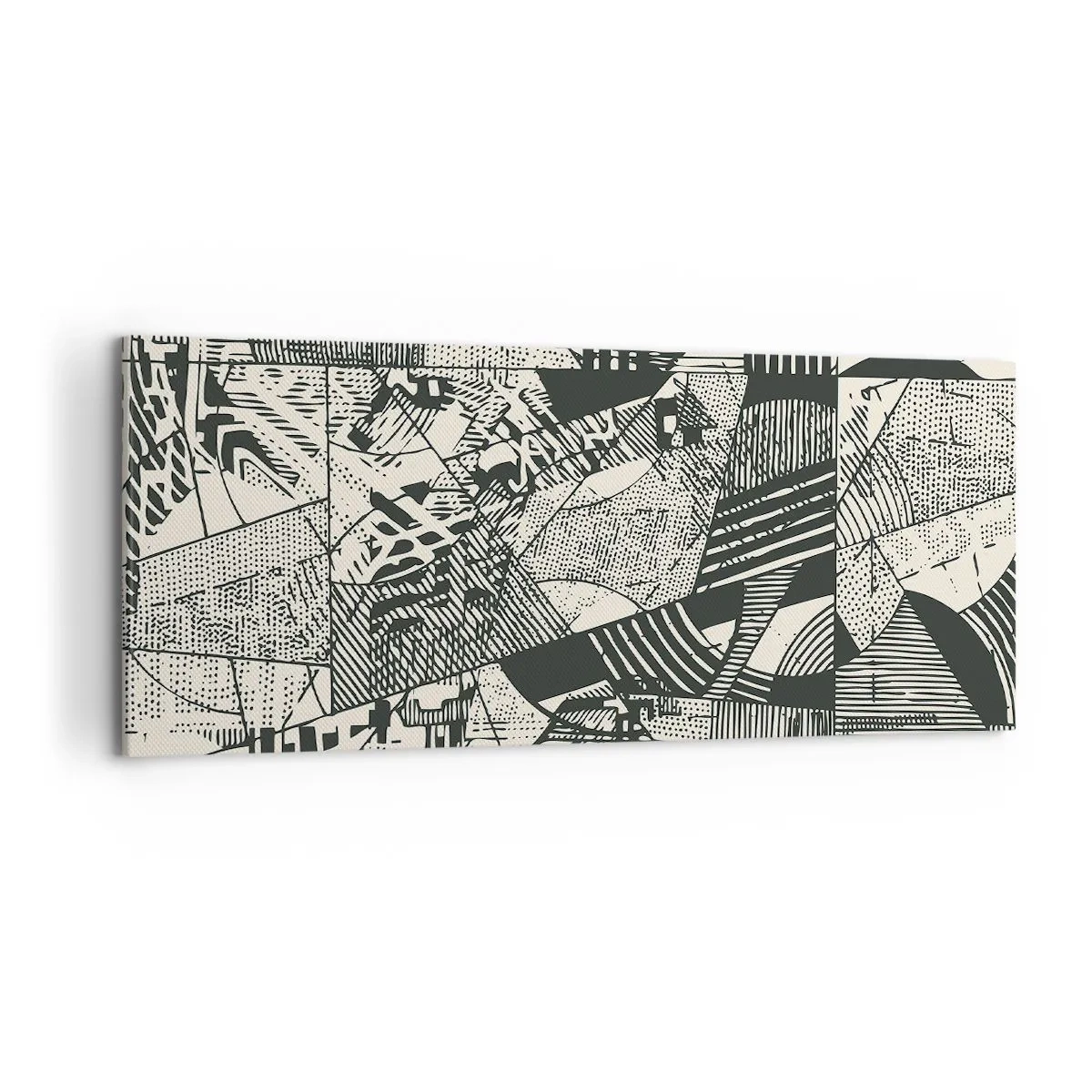 Canvastavla - Bild på duk - Nutidens dynamik - 120x50 cm