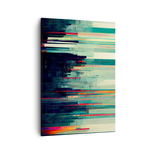 Canvastavla - Bild på duk - Futuristisk stad - 50x70 cm