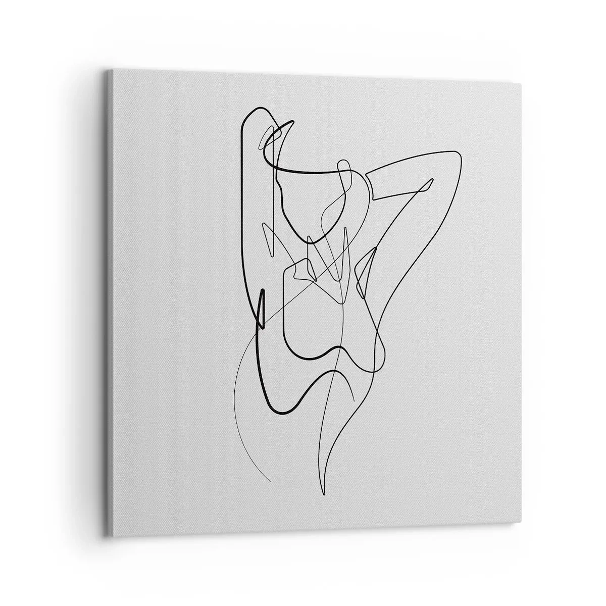 Canvastavla - Bild på duk - Hurdan du är... - 60x60 cm