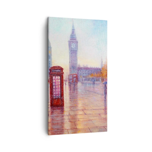 Canvastavla - Bild på duk - Höstdag i London - 45x80 cm