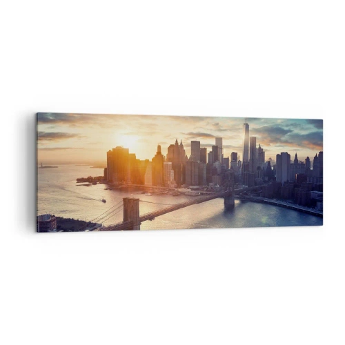Canvastavla - Bild på duk - Västkulturens monument - 140x50 cm
