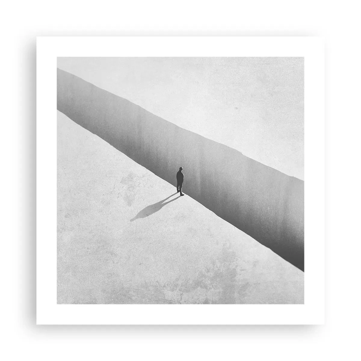 Affisch - Tydligt mål - 50x50 cm