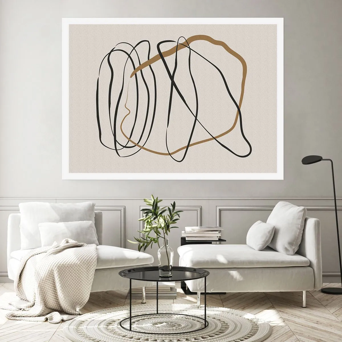 Affisch - Komposition: besittande dans - 91x61 cm