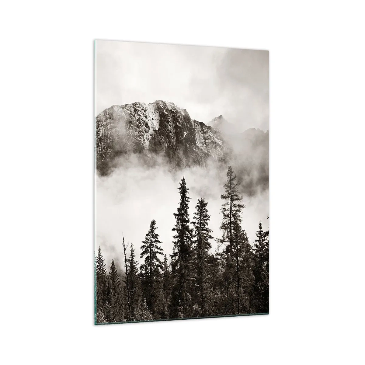 Glastavla - Bild på glas - Granithärskare - 70x100 cm