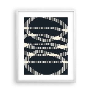 Affisch i vit ram - Försök att bryta mörkret - 40x50 cm