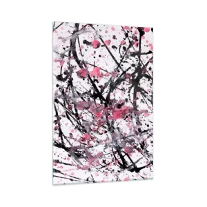 Glastavla - Bild på glas - Livets flyktiga natur - 80x120 cm