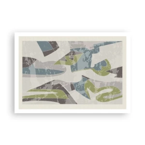 Affisch - Komposition bakom glas - 100x70 cm