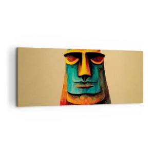 Canvastavla - Bild på duk - Statylik, men ändå sympatisk - 120x50 cm