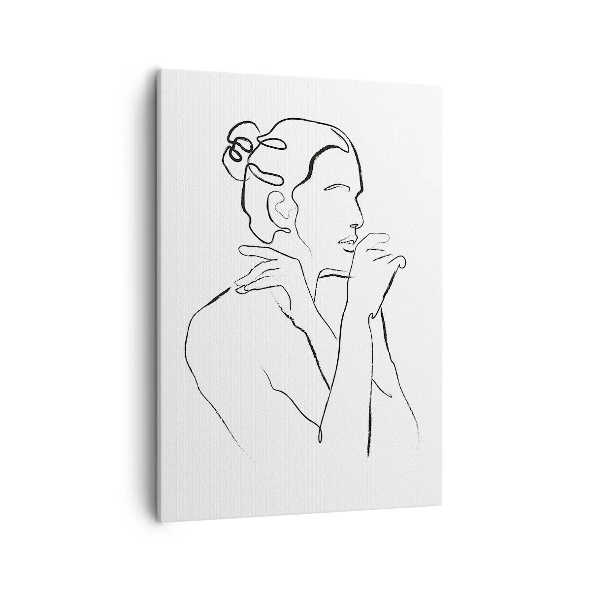 Canvastavla - Bild på duk - Akten: ett sensuellt mysterium - 50x70 cm