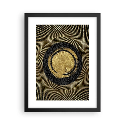 Affisch i svart ram - Glamourös komposition - 30x40 cm