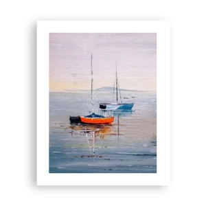 Affisch - En välförtjänt vila - 40x50 cm