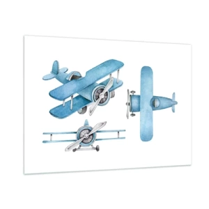 Glastavla - Bild på glas - En född vinnare - 100x70 cm