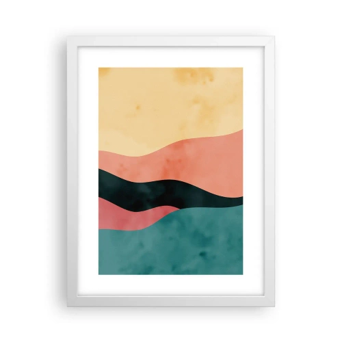 Affisch i vit ram - Enig oenighet - 30x40 cm